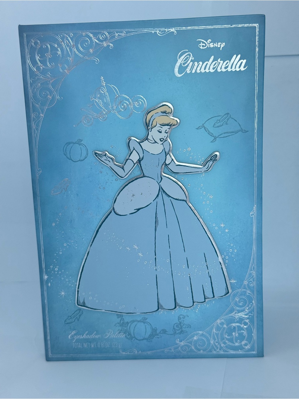 Disney Cinderella Light Blue Makeup Palette with Silver Accents
